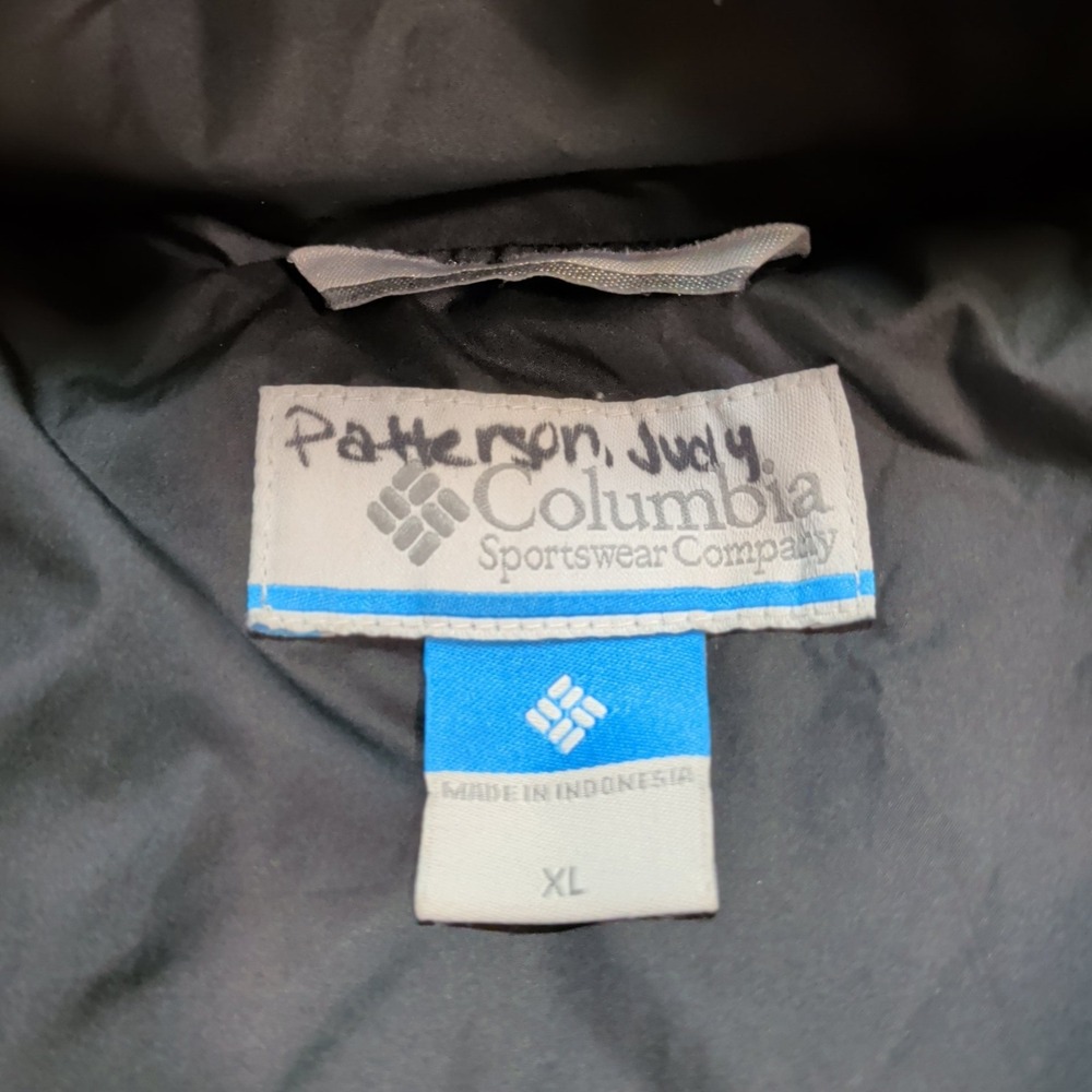 Columbia Down Parka Puffer Jacket Womens Size XL Quilted Granola Preppy Gorpcore - Picture 8 of 9